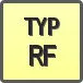 Piktogram - Typ: RF